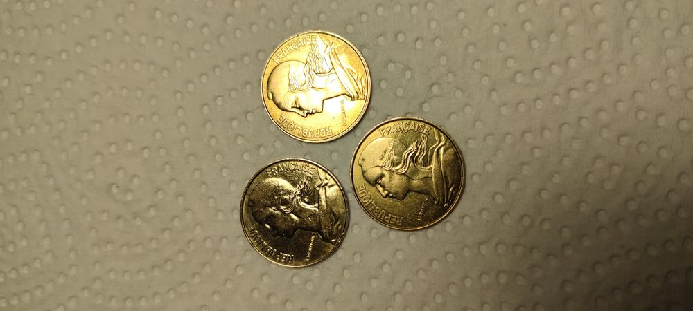 20 centimes  moneta Francja!