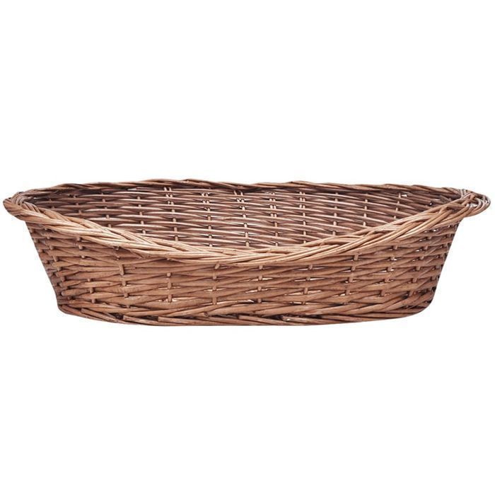 Vidaxl Wiklinowy Kosz/Legowisko Dla Psa, Naturalne, 50 Cm