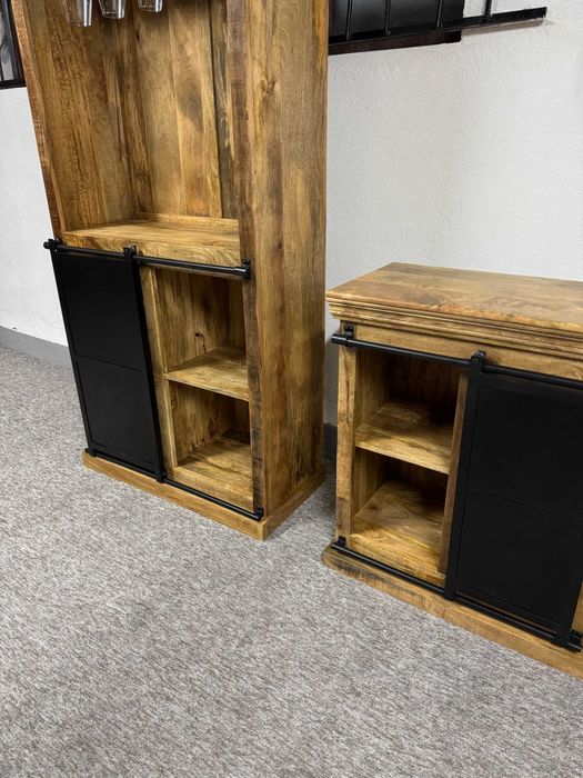 Nowy wyjatkowy Kredens Barek Bufet drzewo mango styl LOFT Faktura Vat