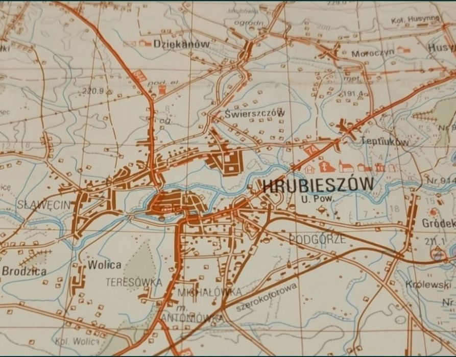 Szczegółowe Wojskowe Mapy Topograficzne
