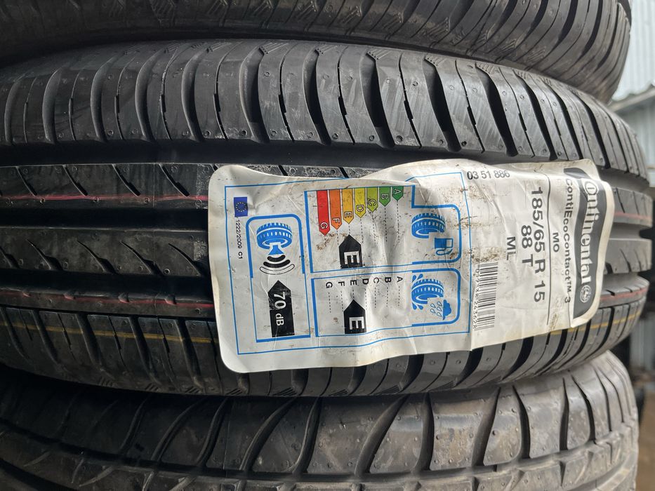 185/65/R15 (2шт.нові) Continental ContiEcoContact3