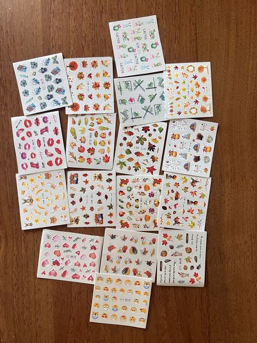 Наклейки для манікюру, манікюр , педикюр, дизайн на нігті, слайдери