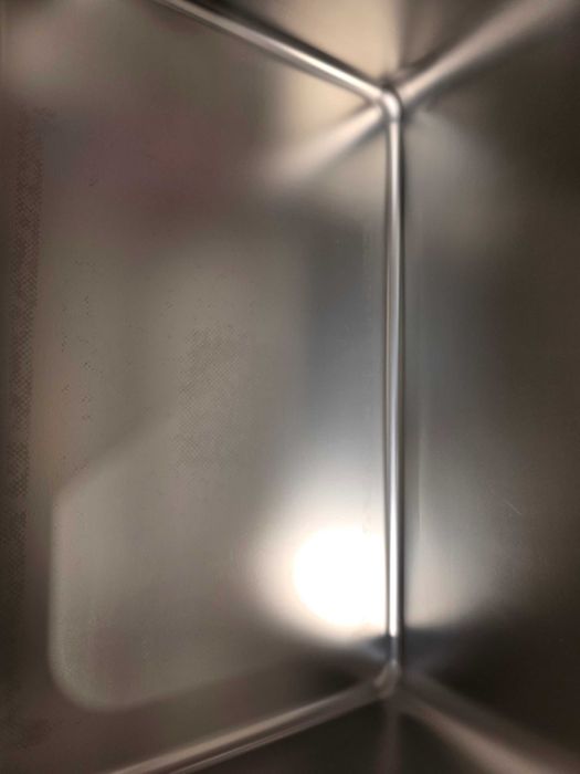 PTLOM duża kuweta dla kotów metalowa + akcesoria, 60x40x20+20cm