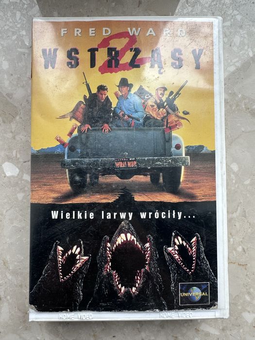 Kaseta vhs Wstrząsy 2 Rezerwacja do Niedzieli !