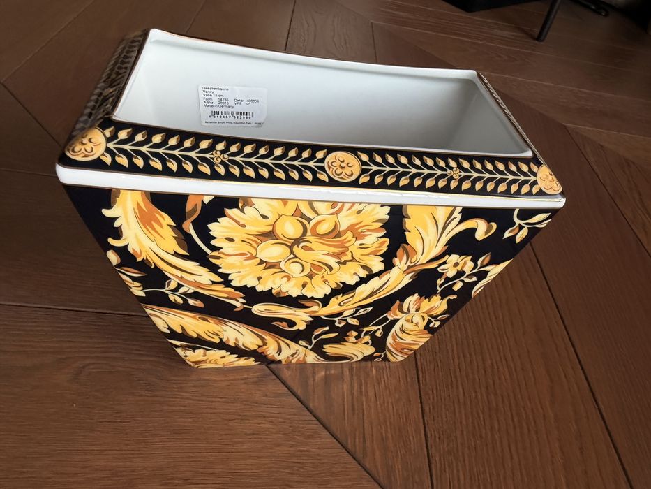Versace Rosenthal Vanity 18 cm – oryginalny wazon, stan idealny