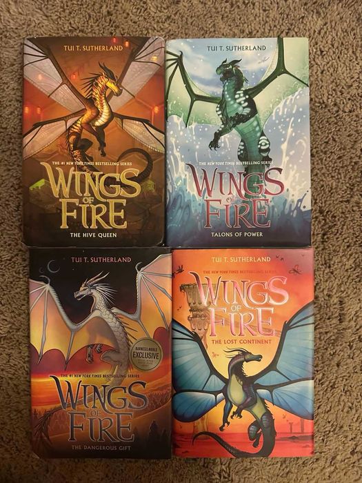 Wings of Fire/Крила вогню/Набір книг про драконів англійською США