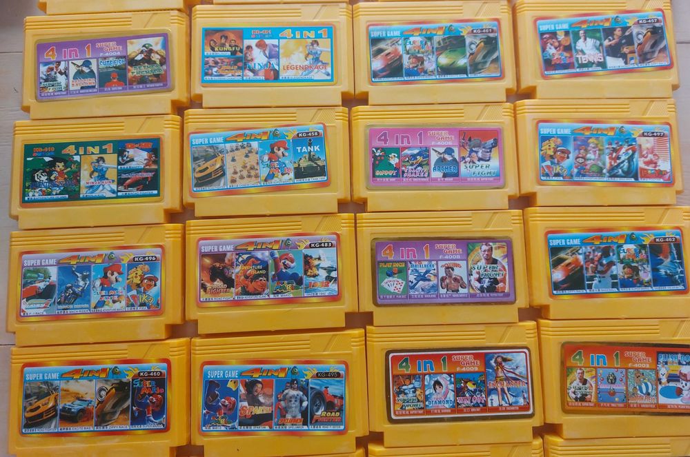 Jogos family game cartuchos 4 in 1