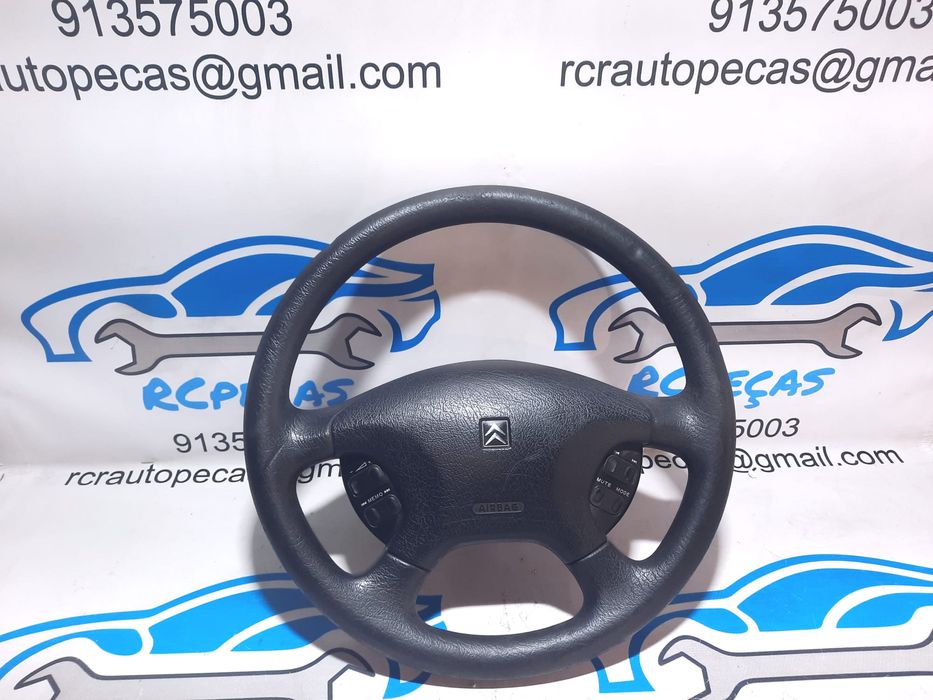 VOLANTE GUIADOR COMPLETO CITROEN XSARA PICASSO N68 94634750ZL PELE