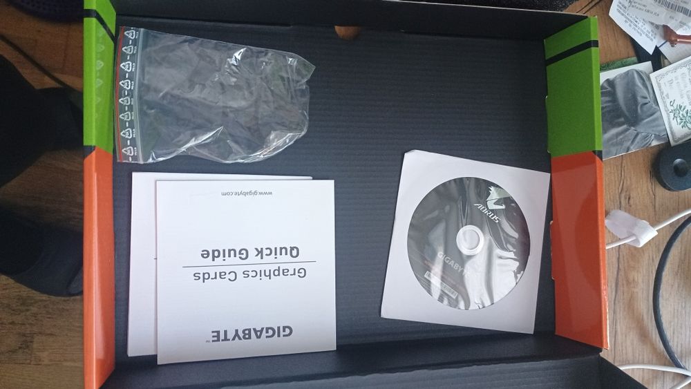 NVidia GTX 1660 TI 6 GB Gigabyte OC version  oryginalne pudełko