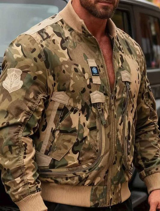 Куртка бомбер мультикам