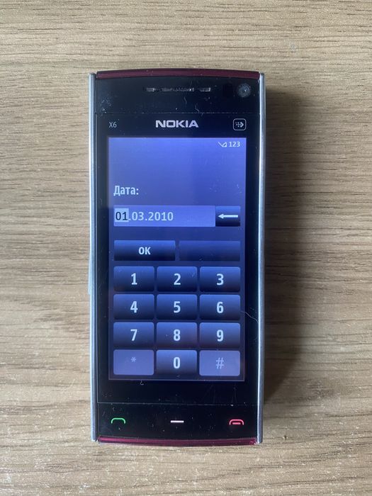 Nokia X6-00 model 2009