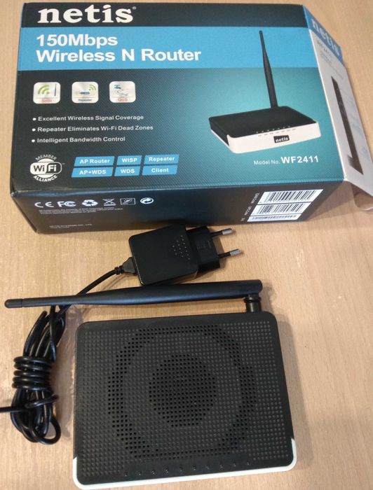 Маршрутизатор Wi-Fi Netis WF2411, Роутер, Router Wi-Fi, 150 Мбит/с