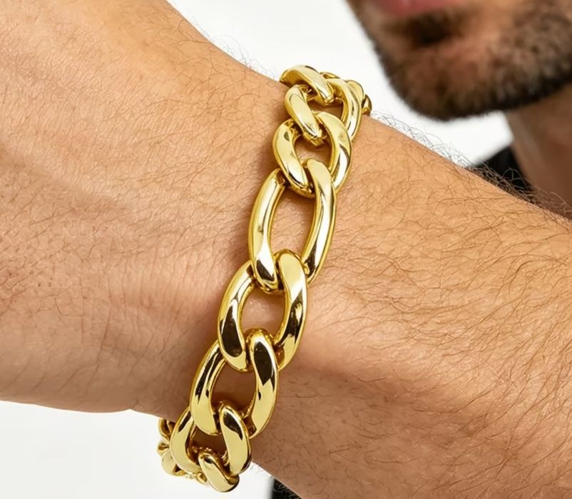 Pulseira em ouro cubano