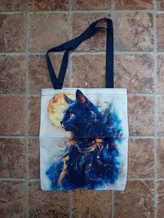 Torebka z kolorowym nadrukiem