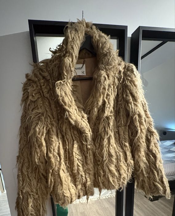 Supertrash ORSON Krótki płaszcz biscuit, rozmiar 34, sold out!