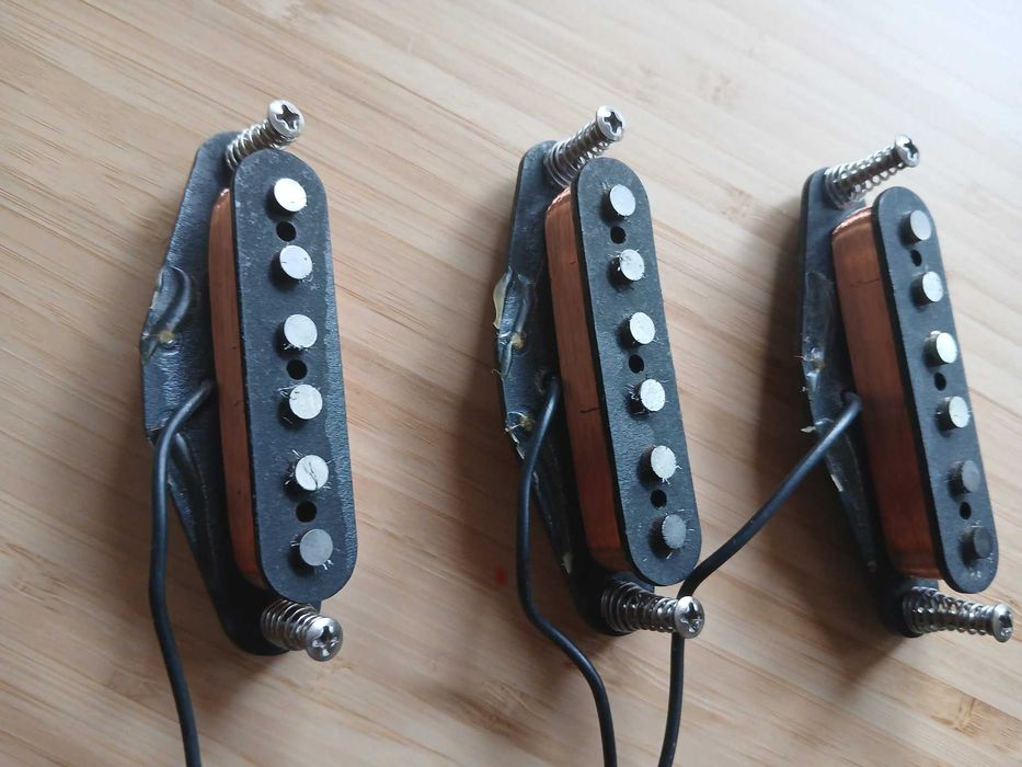 Pickupy przetworniki zestaw 3 single coil stratocaster SSS Yamaha 80's