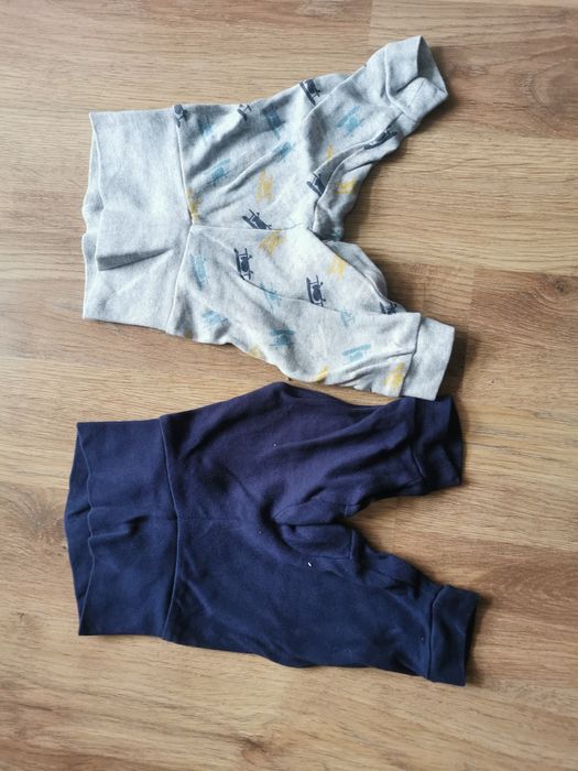 Spodenki niemowlęce 50 56 spodnie dla chłopca samoloty