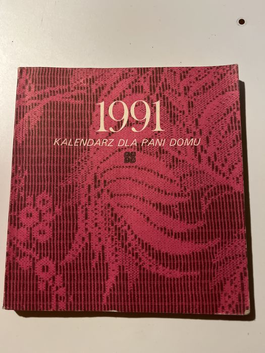 Kalendarz dla Pani Domu 1991 pusty