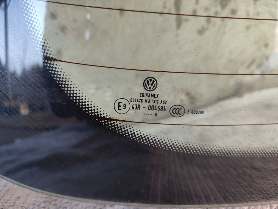 Скло ляди Фольксваген Гольф 5 Гольф 6 скло кришки багажника VW Golf 5