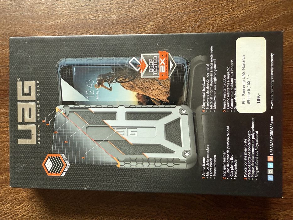 Etui UAG Monarch, iphone 6, 6s, 7, SE.