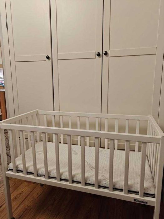Łóżeczko niemowlęce/dostawka do łóżka Woodies 90x40