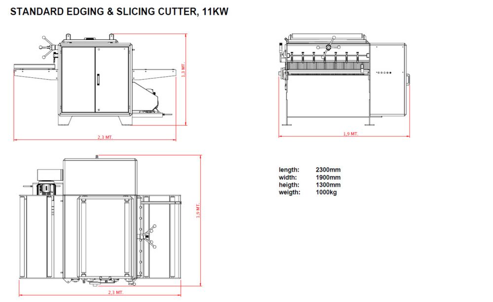 Двосторонній кромкорізний верстат WINTER типу DS 80 DELUXE