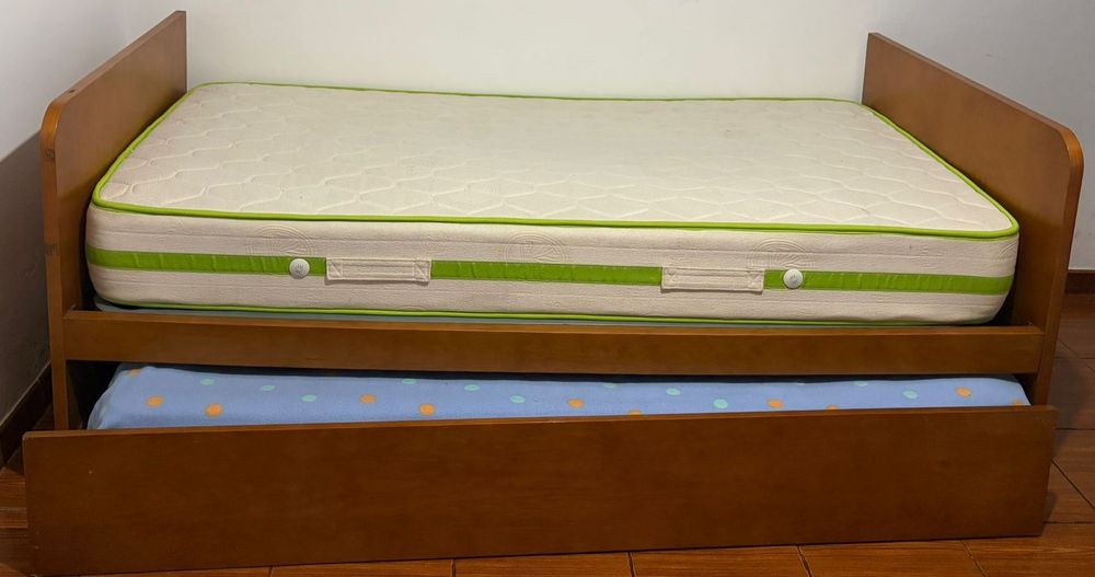 Cama solteiro dupla