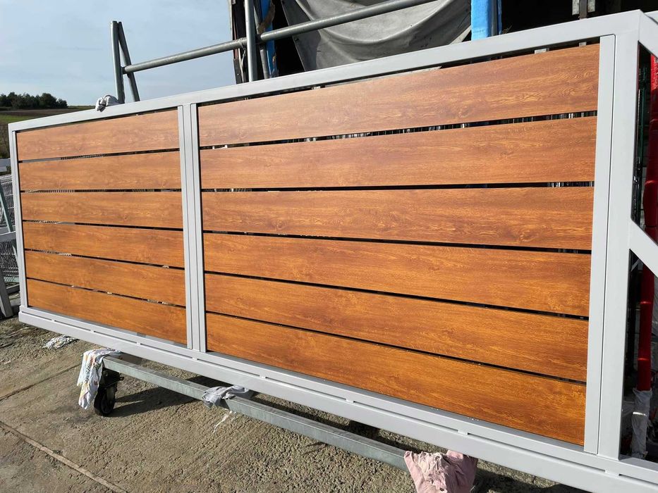 Furtka 150x90cm oc+ral Ogrodzenia Premium drewnopodobne