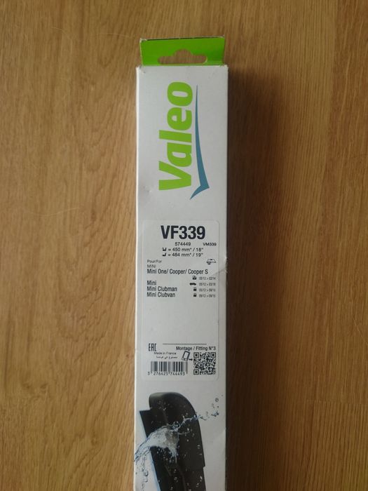 Escovas limpa para-brisa para Mini, Valeo VF339, 574449