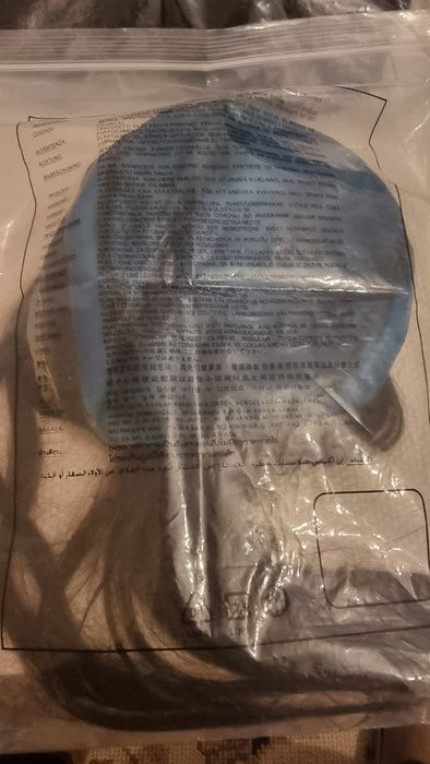 "Carnaval" Máscara Completa com Cabelo