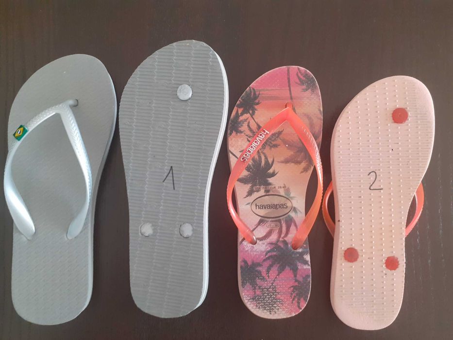 Chinelos Havaianas tamanho nº 37 e 38