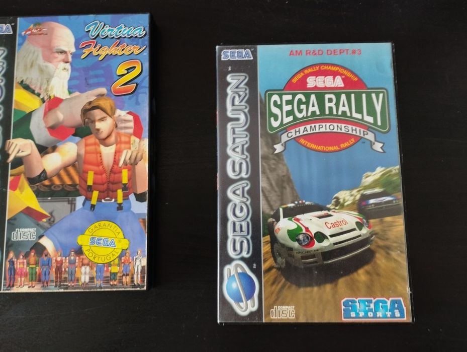 4  jogos Sega Saturn + extra