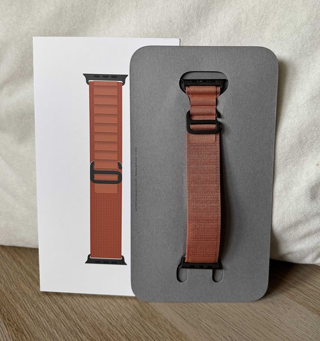 Apple Watch Alpine Loop "Terracotta" – Ultra 3 – NOWY ORYGINAŁ!