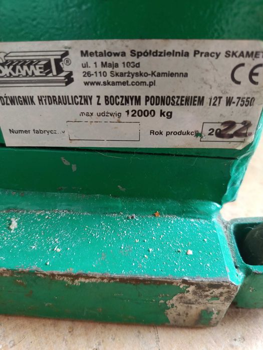 Podnośnik hydrauliczny