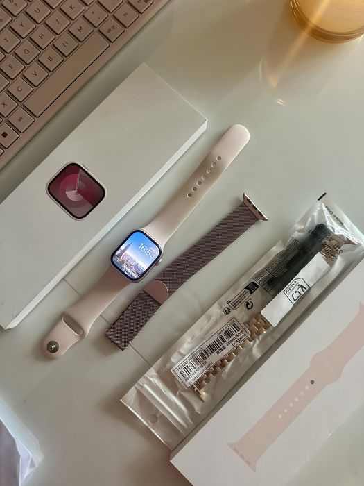 Apple watch 9 41mm pink + cellular