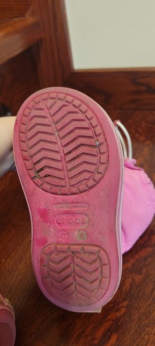 Crocs для дівчинки чобітки весна не промораючі