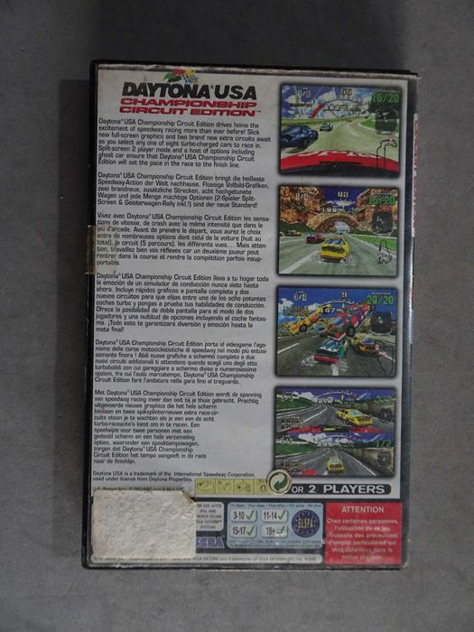 Jogo Sega Saturn - Daytona USA Championship Circuit Edition