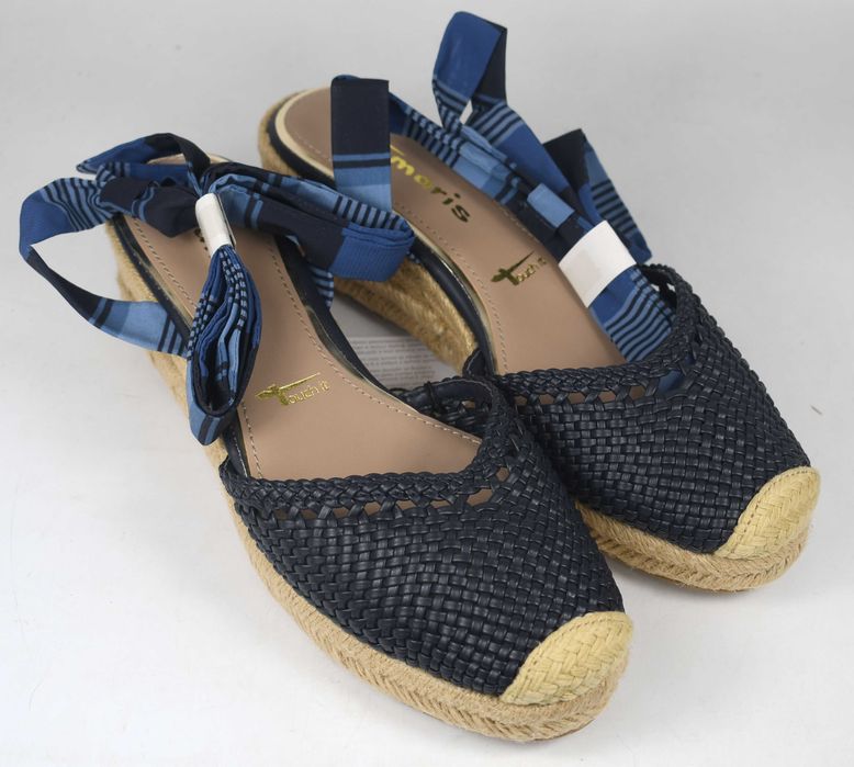 Nowe espadryle na plarformie Tamaris roz. 40