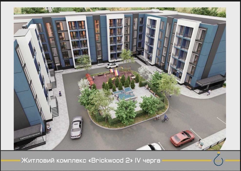 Квартира-студія у ЖК Brickwood — вигідна ціна на етапі будівництва