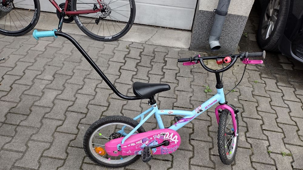 Rower dla dziewczynki rozmiar 16 Decathlon