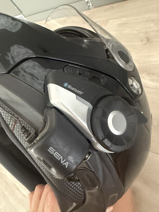 Мотошолом GREX G9.1 з мотогарнiтурою SENA 20S