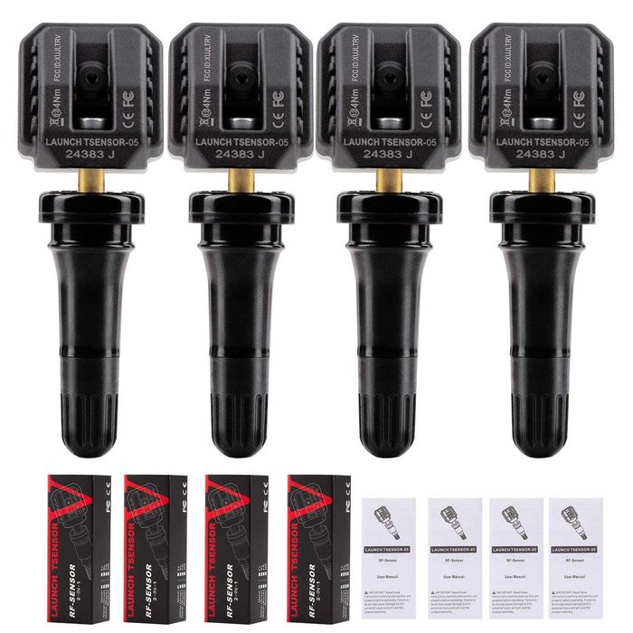 LAUNCH Válvulas TPMS Metal X431 TPMS RF-Sensor Máquinas Launch (NOVO)