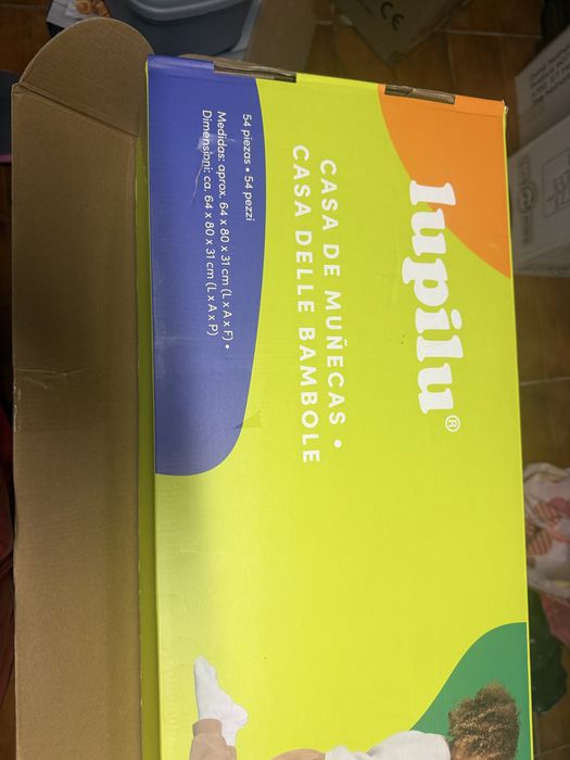 Casa bonecas madeira