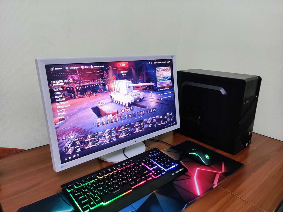 Ігровий комп'ютер - Танки - Intel Core i5 / DDR 10 ГБ / SSD+HDD / WiFi + bluetooth