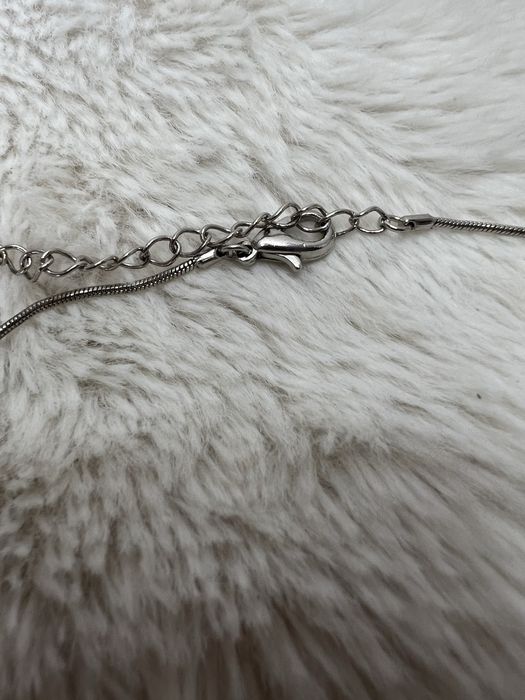 Łańcuszek elegancki cyrkonie stal nierdzewna glamour 24