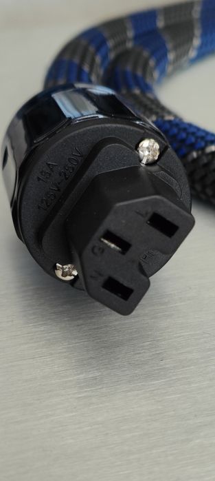 Przewód Kabel zasilający Audio 1,5m 3x4mm2 ! Super Jakość !