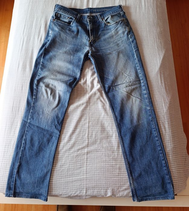 Calças ganga Levi's 514 Azuis