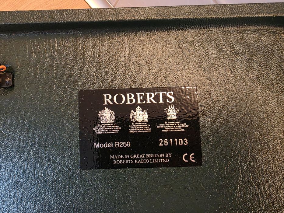 Retro radio ROBERTS r250 ciemno zielone boho