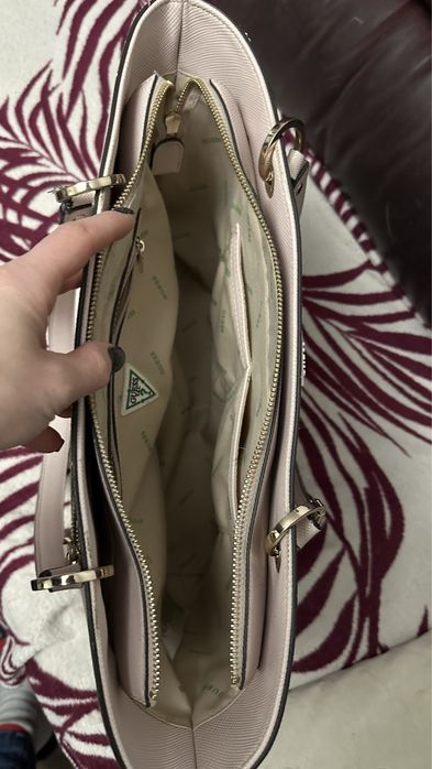 Torba GUESS pudrowy róż