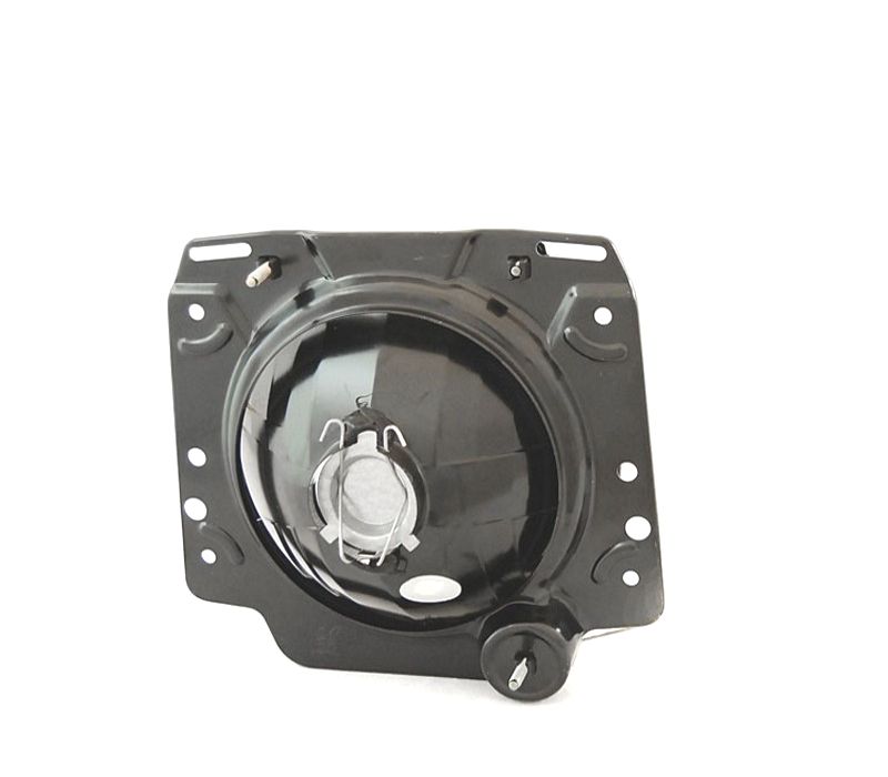 FARÓIS VOLKSWAGEN VW GOLF 2 83-91 FUNDO CROMADO CRUZ PRETA
